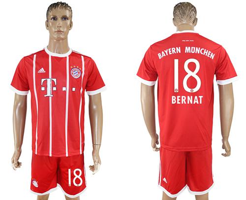 Bayern Munchen #18 Bernat Home Soccer Club Jersey - Click Image to Close